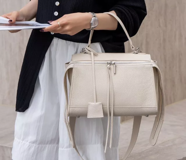 漾彩醫事手提包-白色