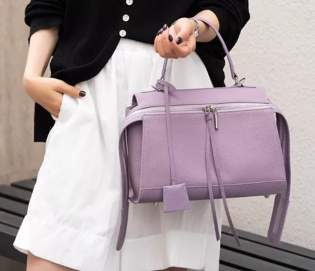 漾彩醫事手提包-紫色