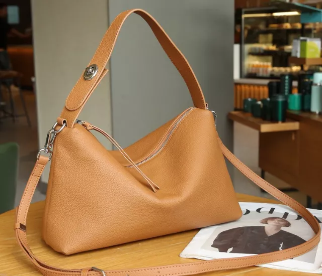 銀扣造型水餃包-橘色