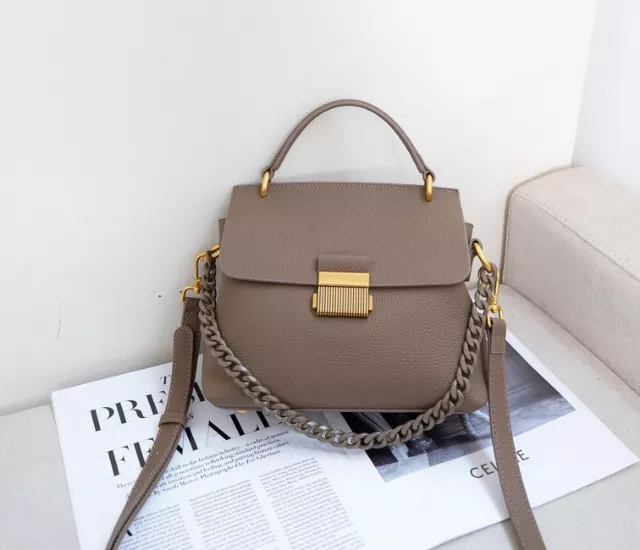 復古方扣醫事包-咖啡色