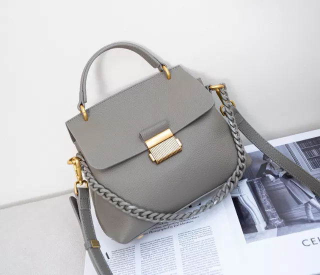 復古方扣醫事包-灰色