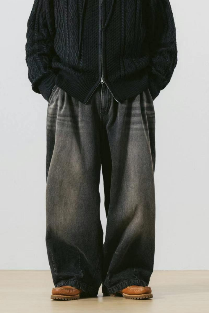 washed jeans