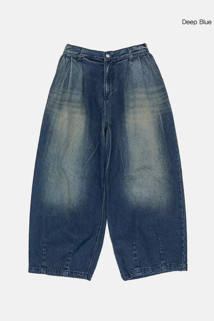 washed jeans