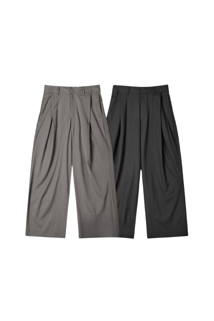 pleat pants
