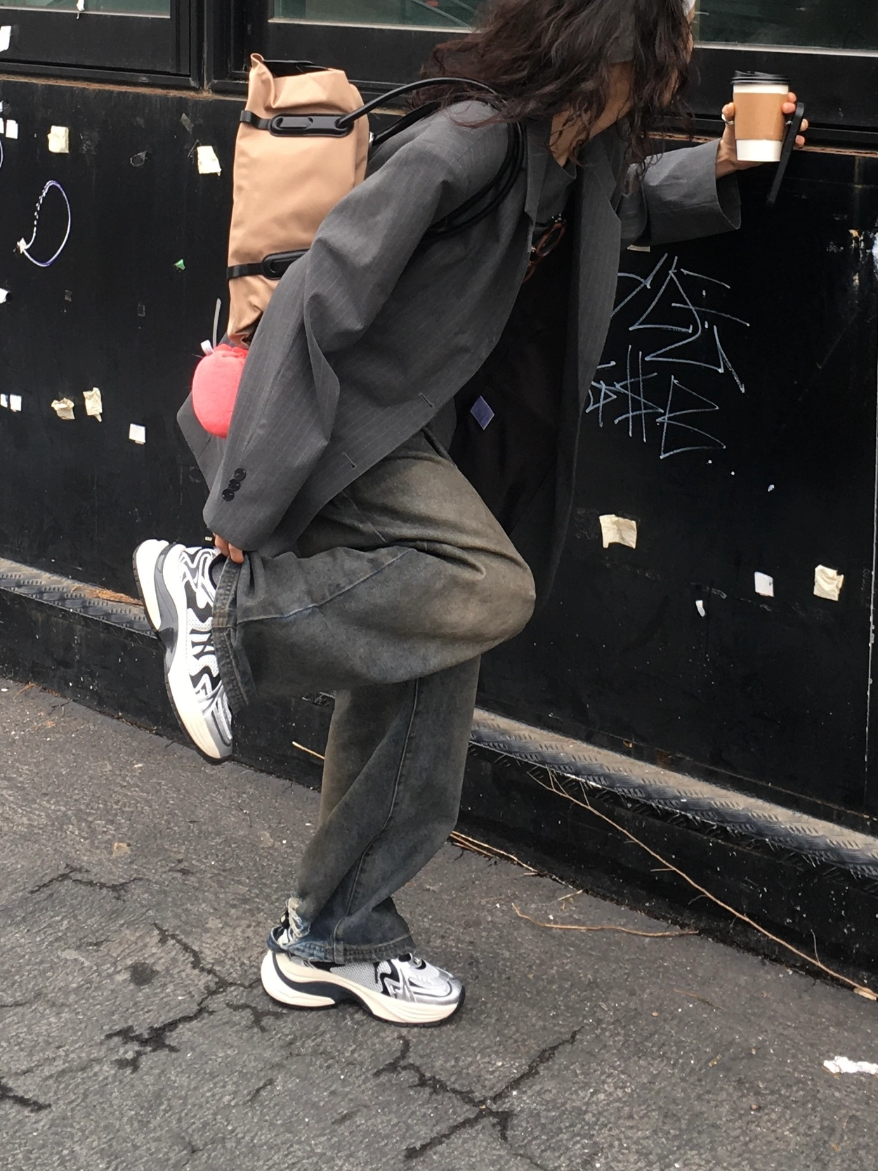 linear blazer