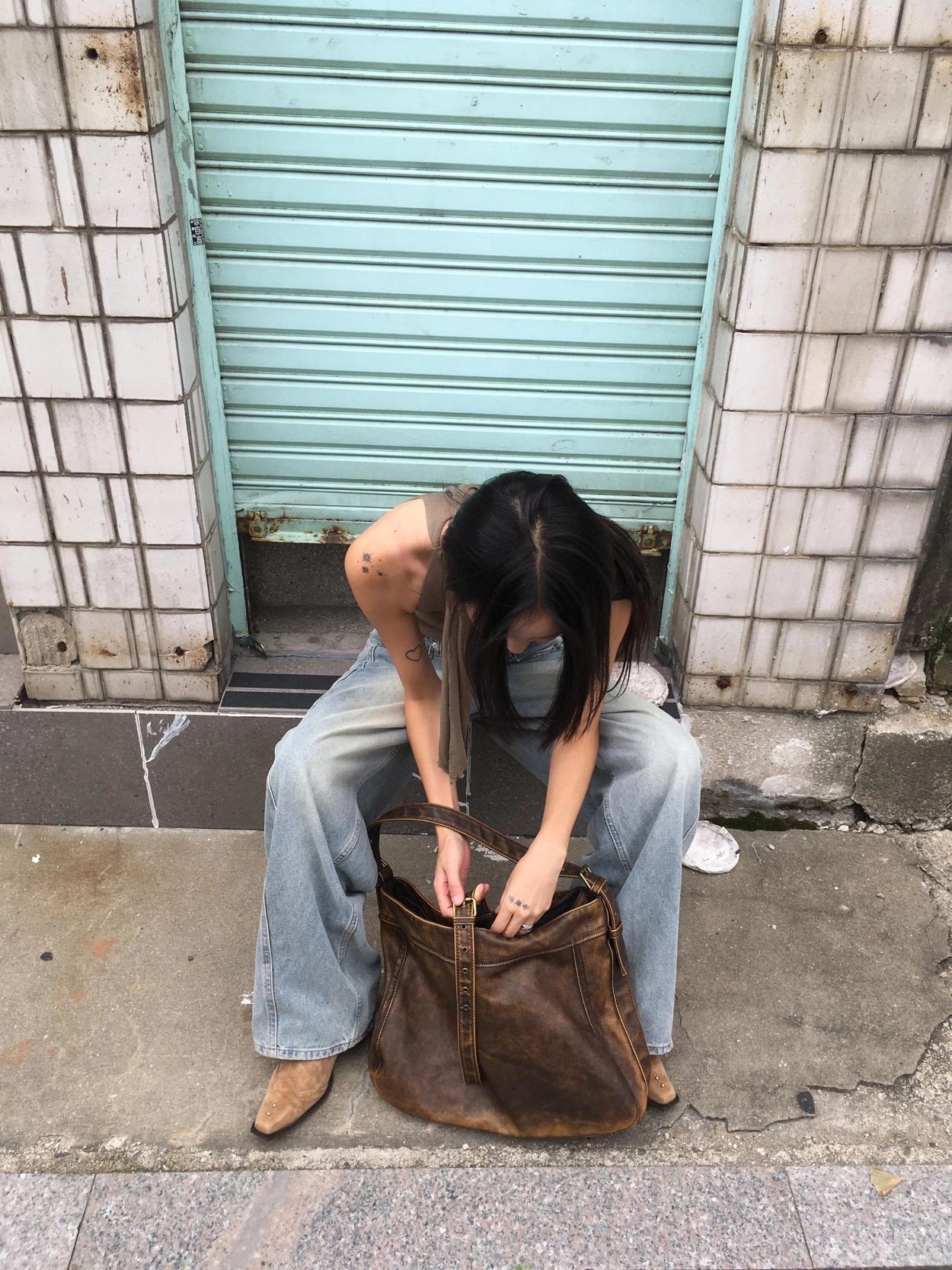 vintage slouch bag
