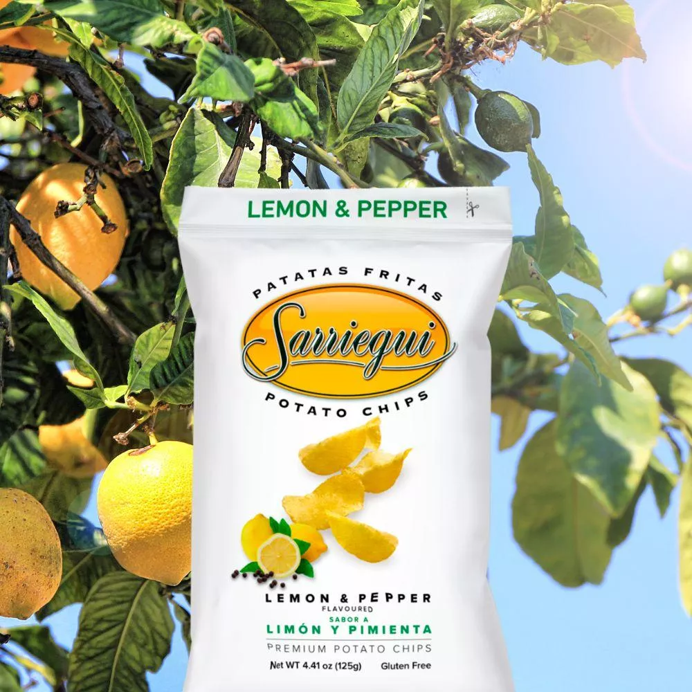 SARRIEGUI 西班牙頂級洋芋片-檸檬胡椒 125g