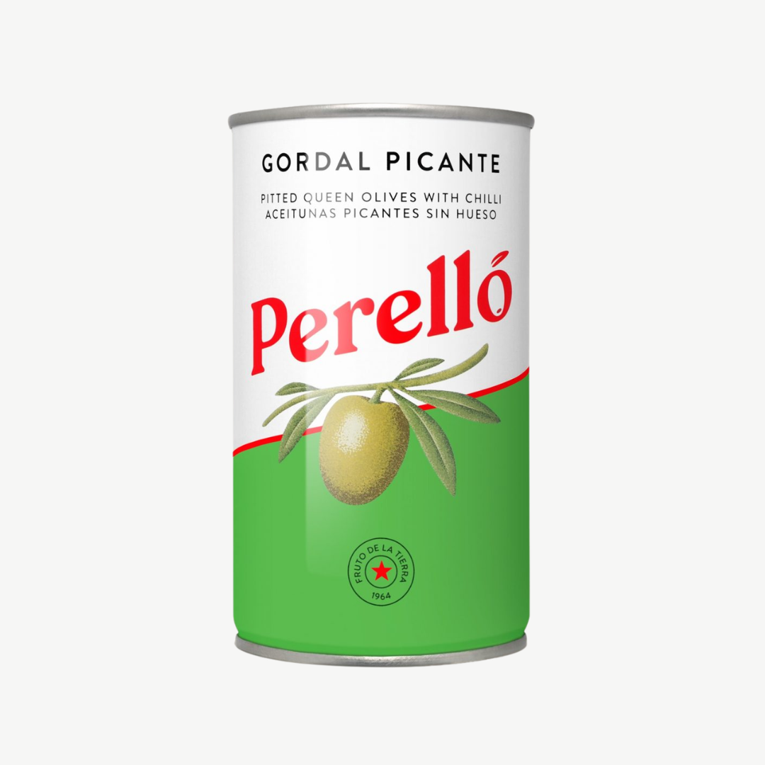 Perelló 去籽Gordal橄欖 150g（鐵罐）