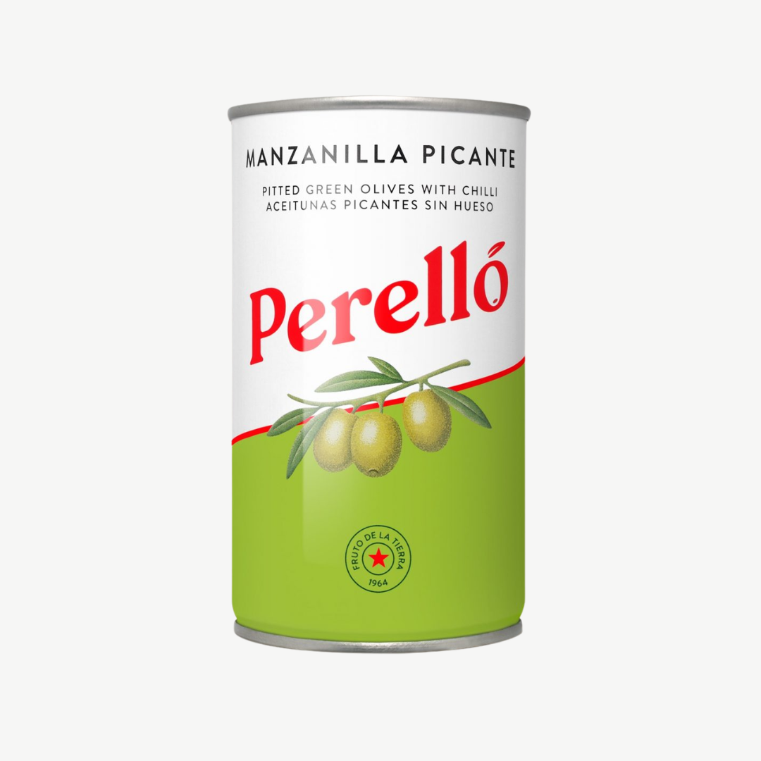 Perelló 去籽Manzanilla橄欖 150g（鐵罐）