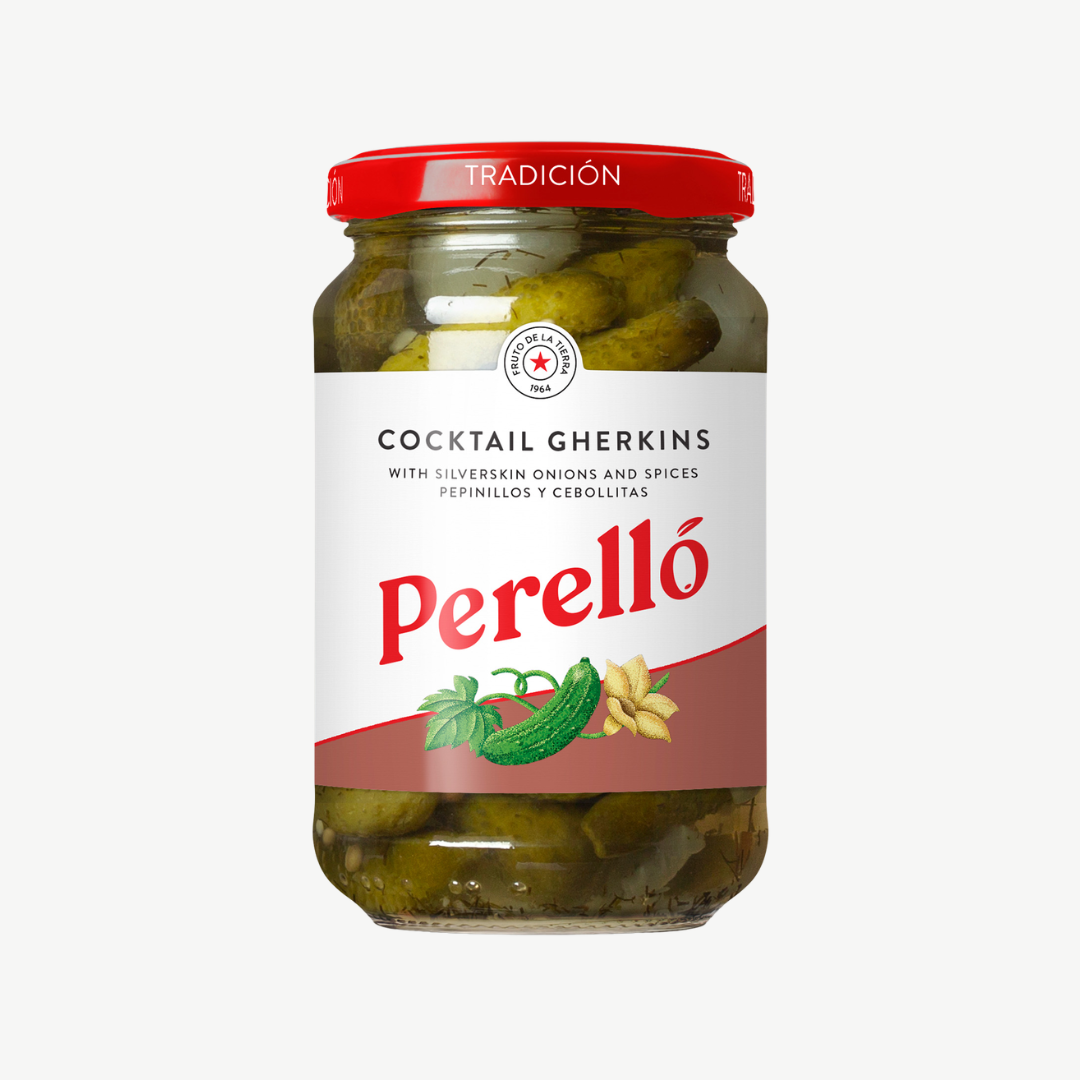 Perelló 雞尾酒醃製小黃瓜 190g