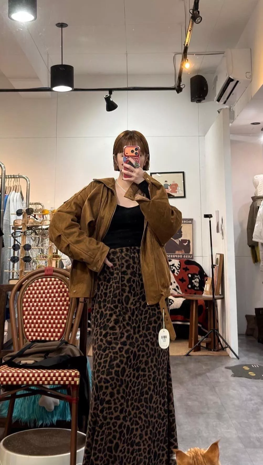 內毛麂皮騎士外套