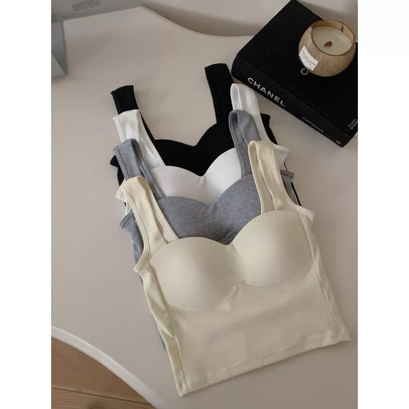 現貨 BeigeClothig✤｜推薦 舒適感親膚高彈帶罩背心 露背背心