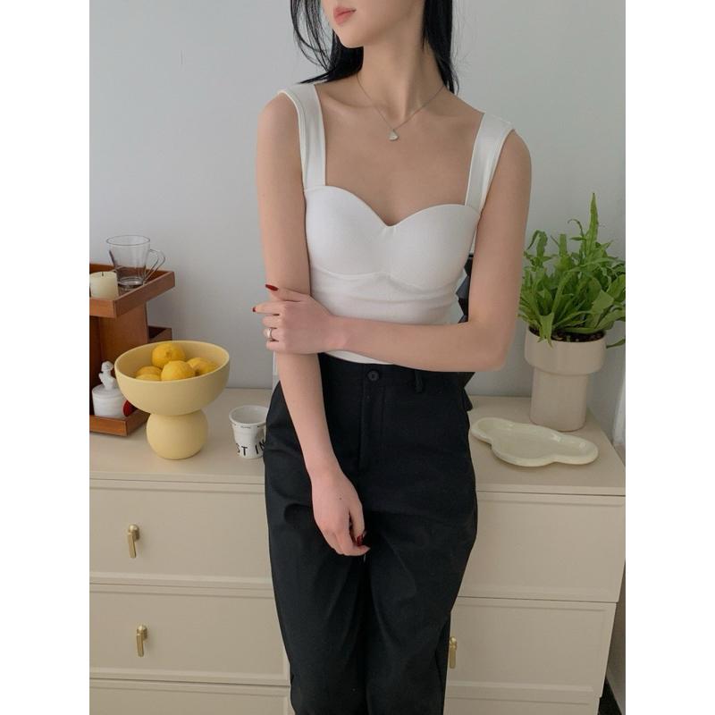 現貨 BeigeClothig✤｜推薦 舒適感親膚高彈帶罩背心 露背背心