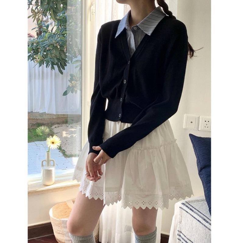 BeigeClothig✤｜𝐅𝐞𝐛.05 甜美復古奶油布蕾蛋糕裙