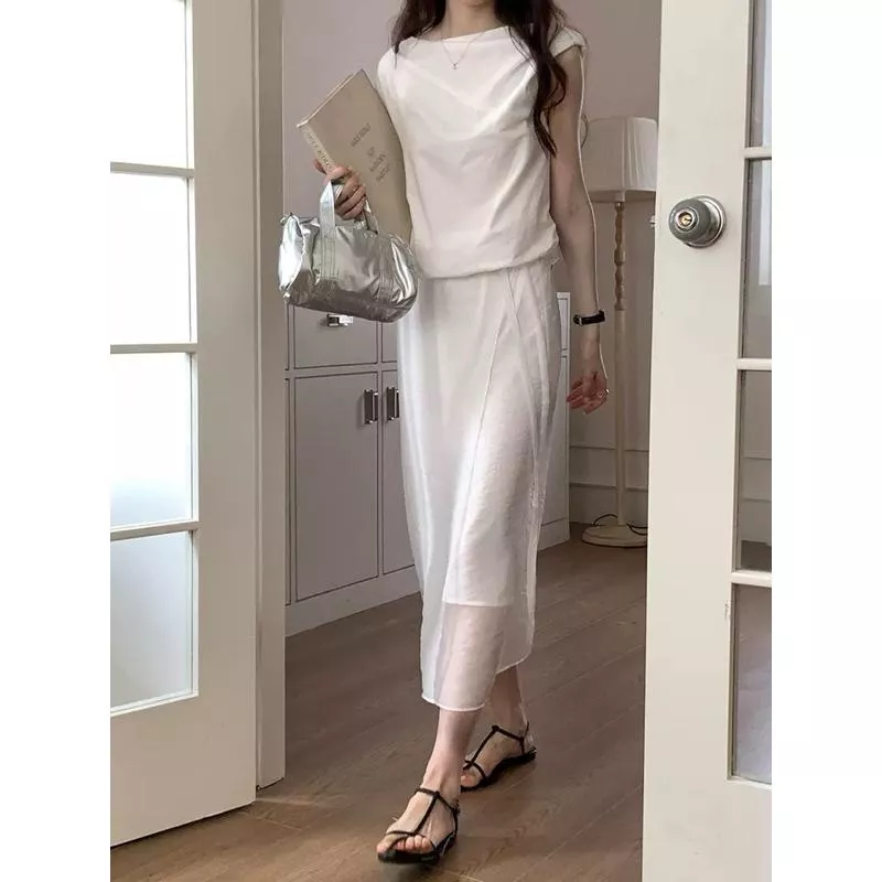 BeigeClothig✤｜𝐌𝐚𝐲.26 唯美網紗垂感設計半身裙