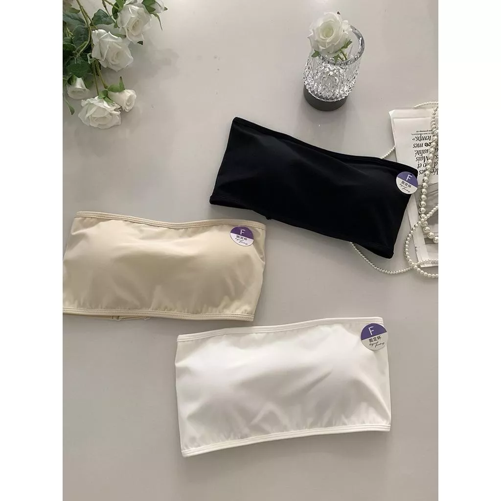 BeigeClothig✤｜𝐉𝐮𝐧.11 內搭首選！冰絲質感平口帶胸墊bra top