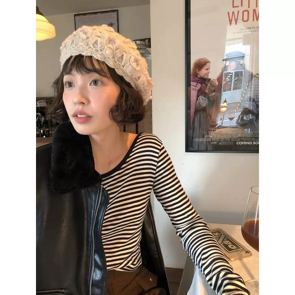 BeigeClothig✤｜𝐃𝐞𝐜.01 唯美配件！手工立體鈎花貝蕾帽