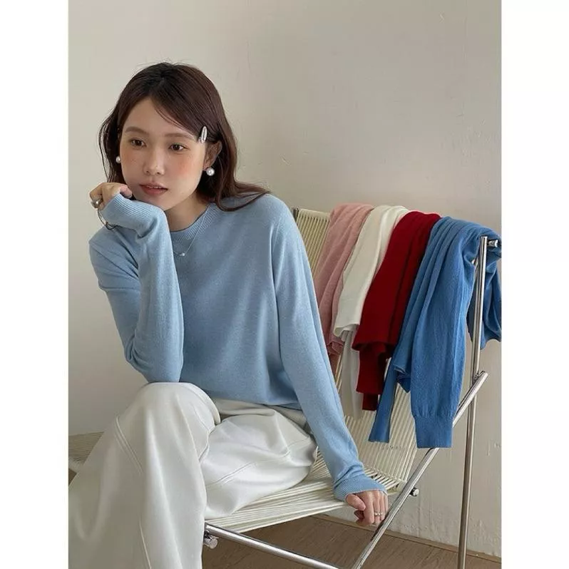 BeigeClothig✤｜𝐃𝐞𝐜.01 百搭圓領打底針織上衣