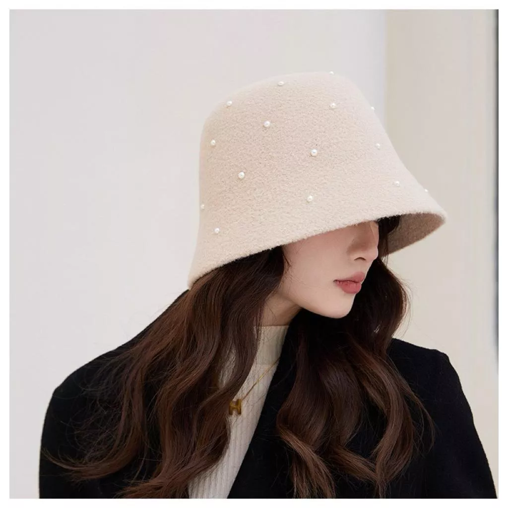 BeigeClothig✤｜𝑱𝒂𝒏.07 限動好評加開！唯美質感珍珠顯小臉漁夫帽