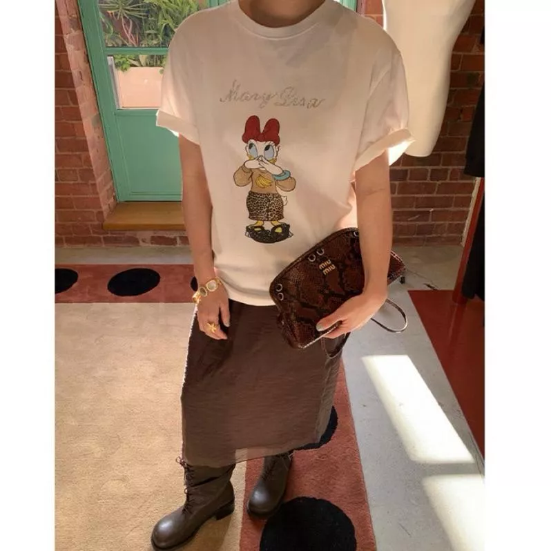 BeigeClothig✤｜𝑴𝒂𝒓𝒄𝒉.06 微光緞面絲光半身裙