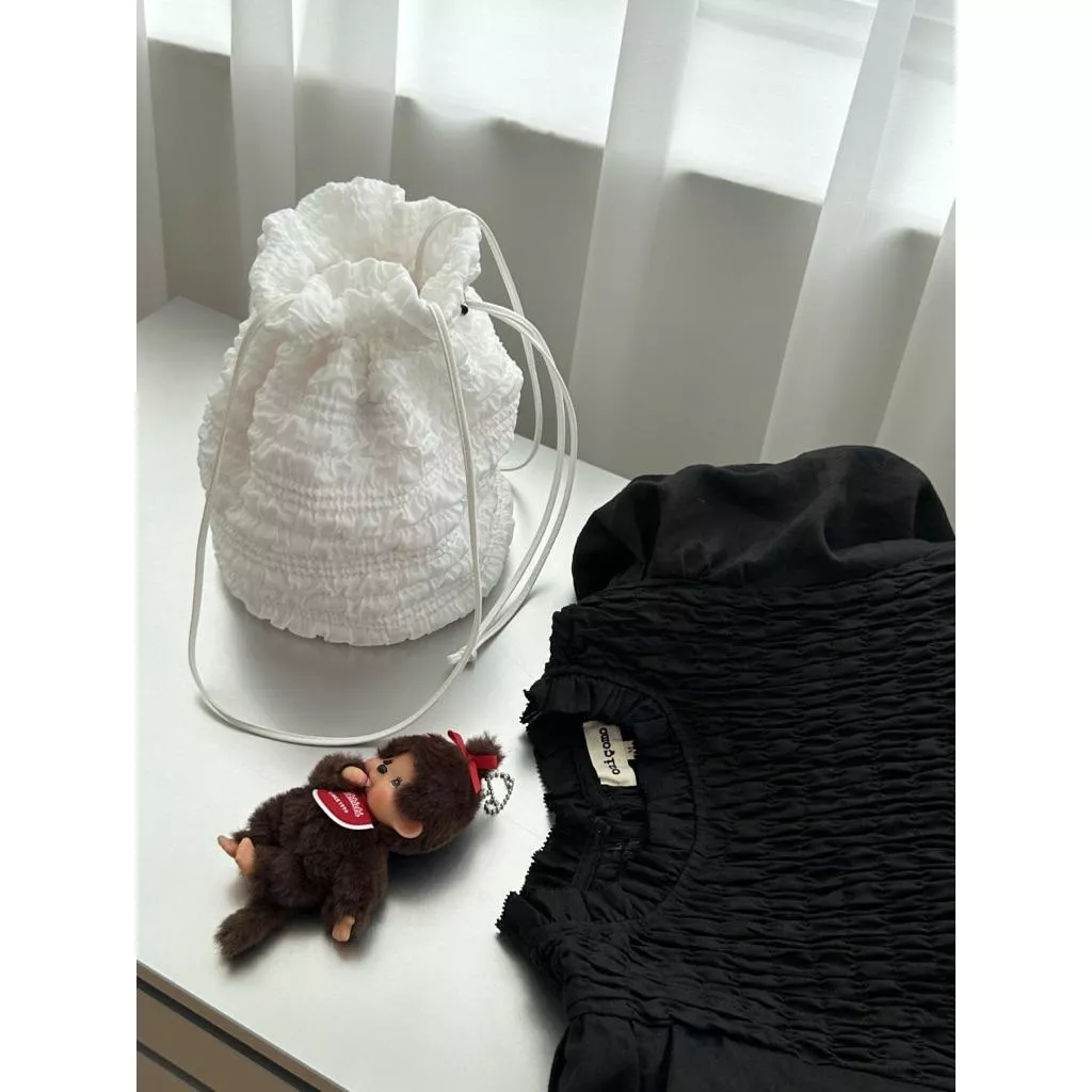 BeigeClothig✤｜𝑴𝒂𝒓𝒄𝒉.06 雲朵奶油泡芙水桶包