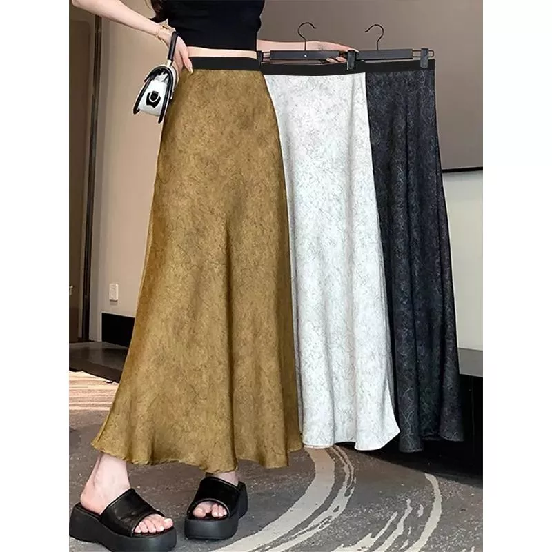 貓姐的網路商店~G8377復古時尚大碼半身裙~2種顏色~M-4XL~一件350元~預購款