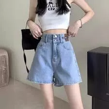 貓姐的網路商店~有中大尺碼~K6613 高腰顯腿長牛仔短褲~S-5XL~一件390元~預購款