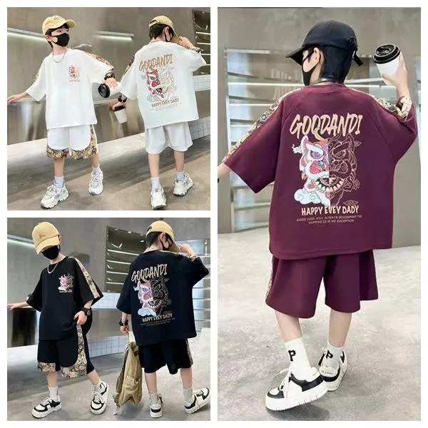 貓姐的網路商店~G7542中大童帥氣套裝~3種顏色~110-170公分~一套420元~預購款