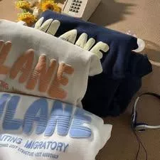 貓姐的網路商店~有大尺碼~T7615 純棉字母質感帽T~4種顏色~S-4XL~一件490元~預購款