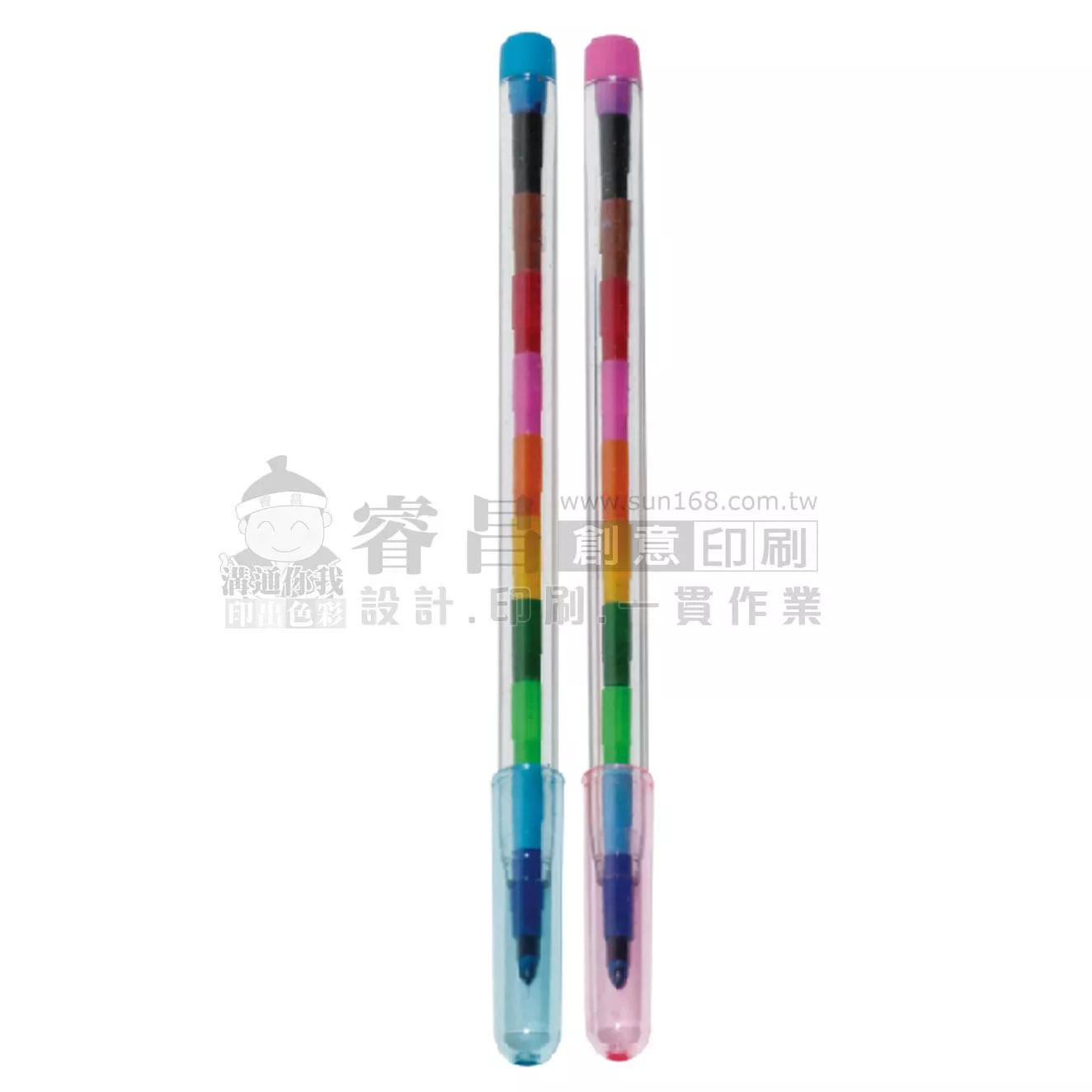 10節彩虹筆-廣告筆/客製化【睿昌印刷】