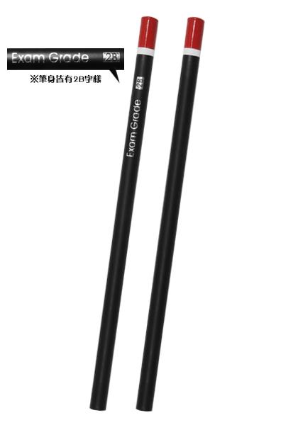 霧黑色-塗頭圓桿鉛筆(2B)-廣告筆/客製化【睿昌印刷】