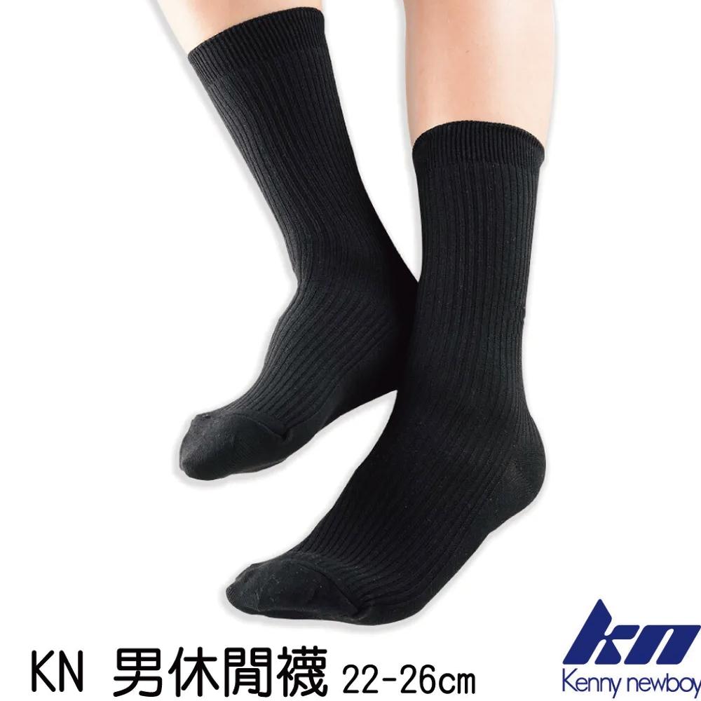 【KN】台灣中筒襪休閒男襪 KN2001 (22-26CM)