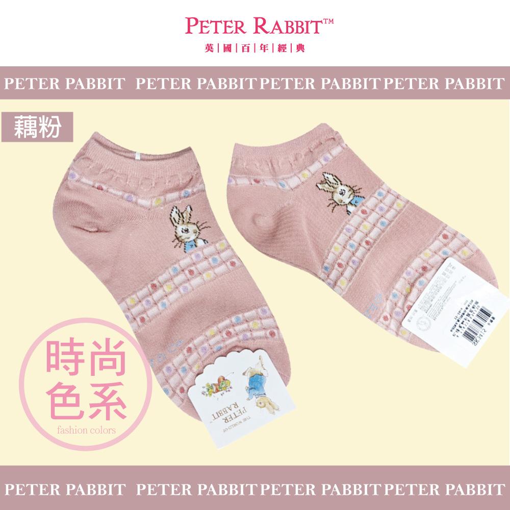 【PETER RIBBIT彼得兔】點點畫少女緹花船形襪3415-1(高級200針)