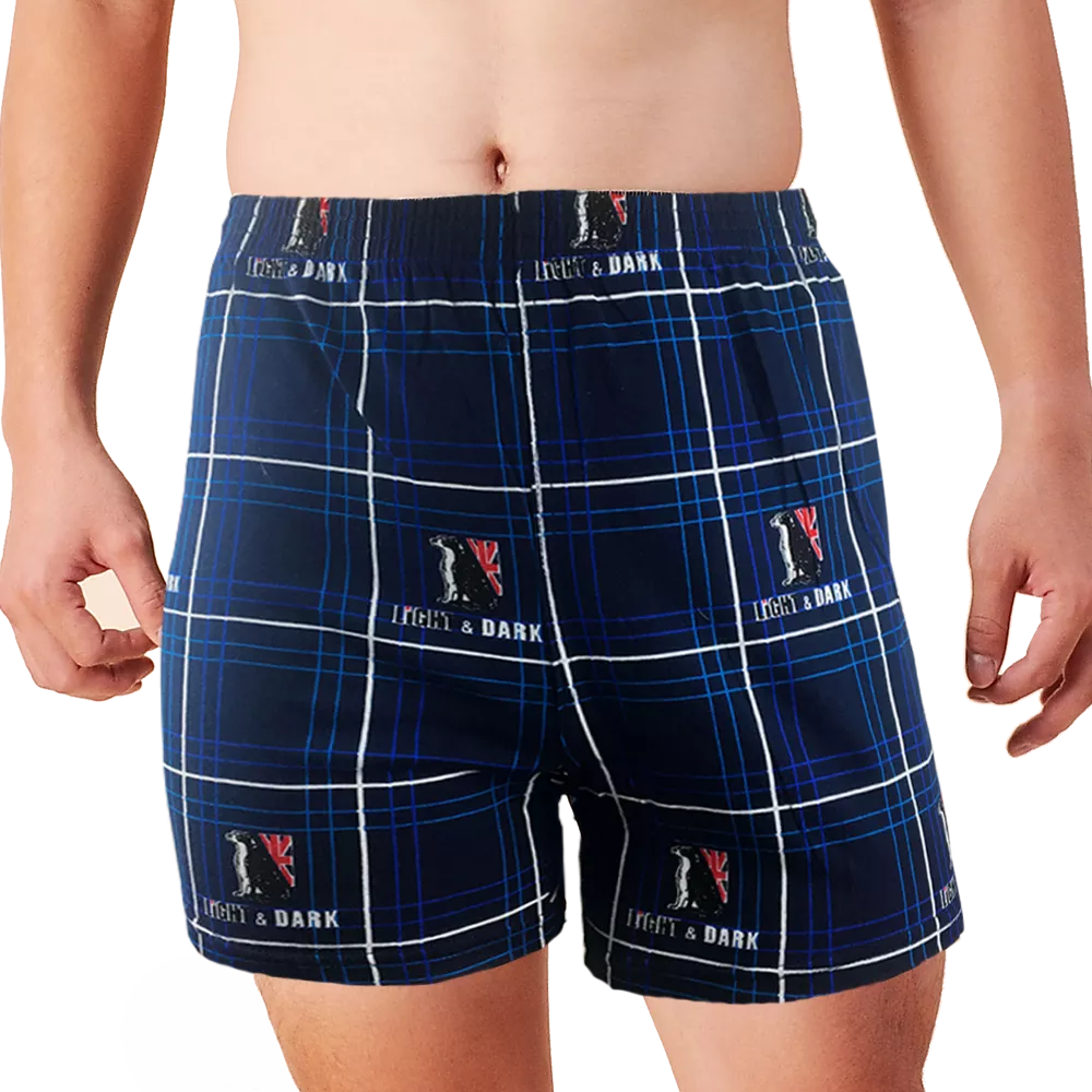 【KN】100%舒棉男四角平口內褲.輕彈性-LD-B95201