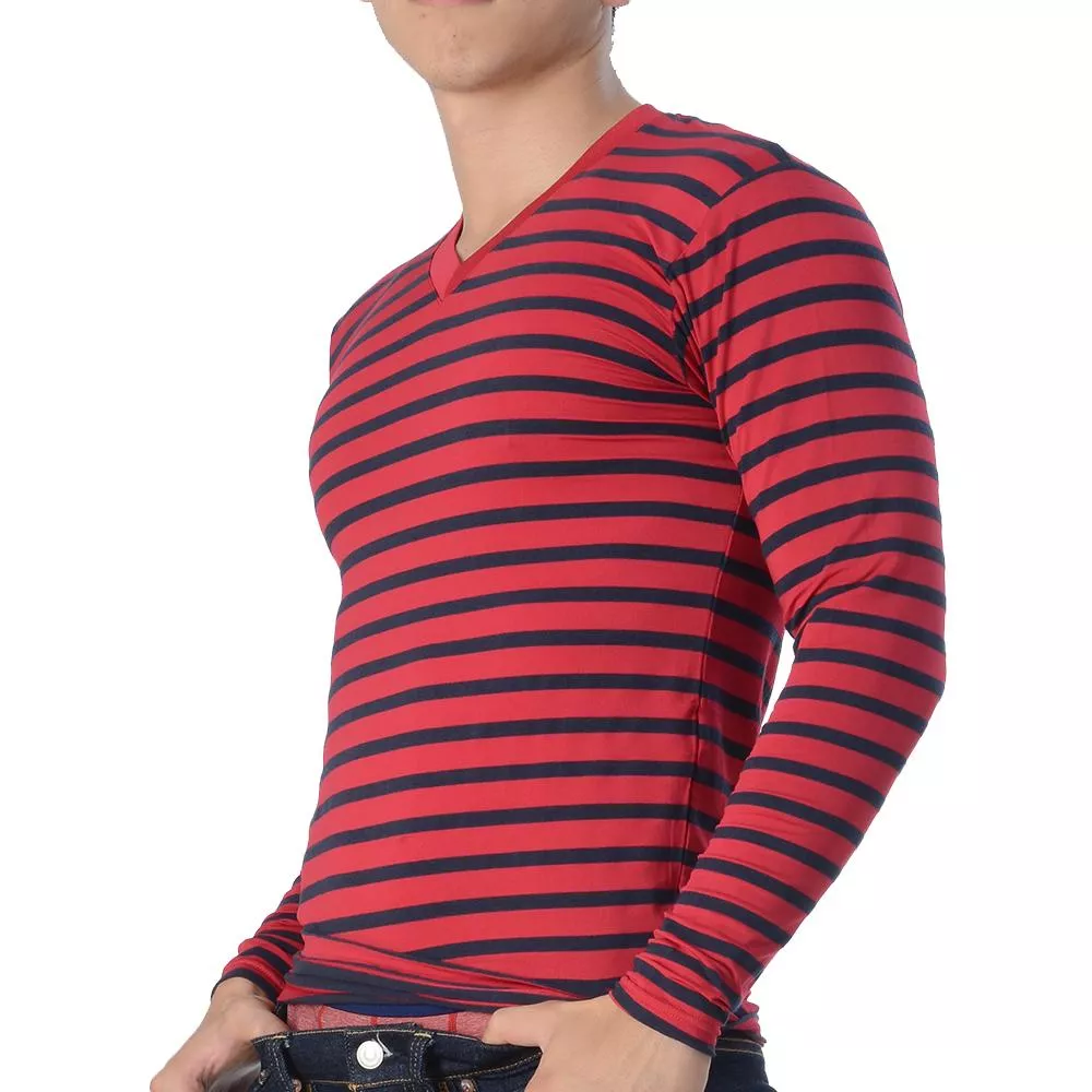 【MORRIES】男發熱衣.遠紅外線發熱紗.透氣男保暖衣MR787