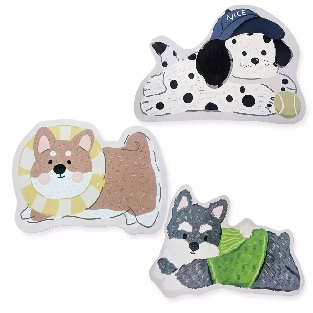 MORRIES-狗狗造型 超吸水門墊KT1196