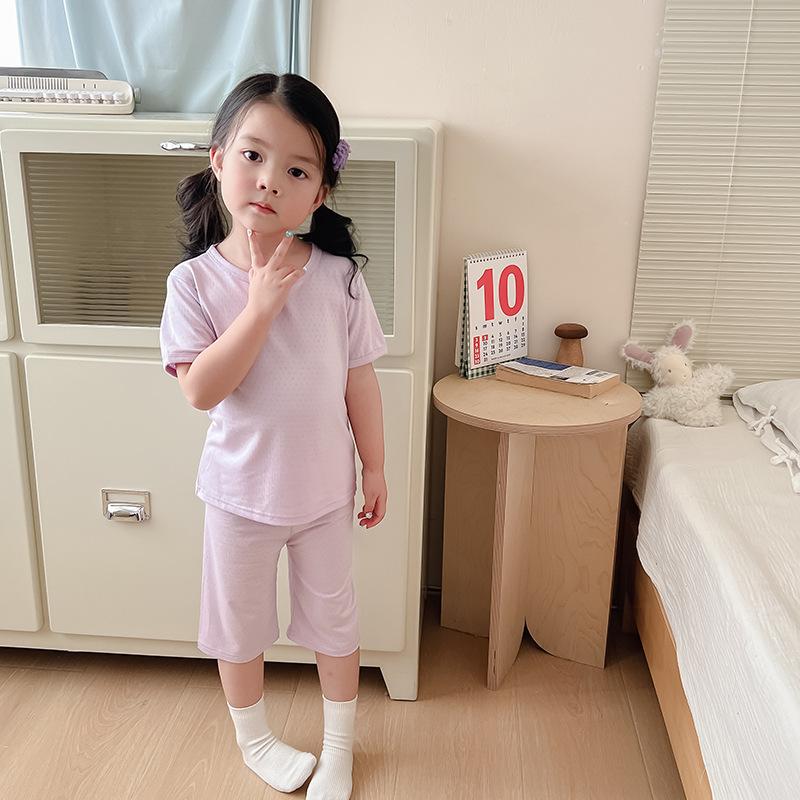 〔90-140〕特價！男女童純棉透氣孔舒適居家套裝