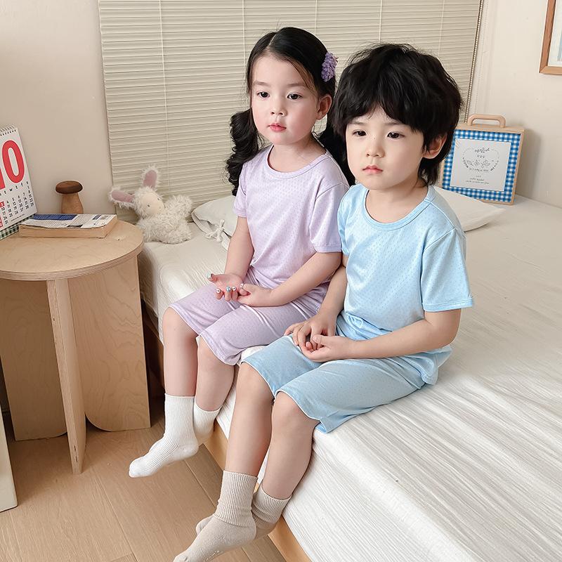 〔90-140〕特價！男女童純棉透氣孔舒適居家套裝