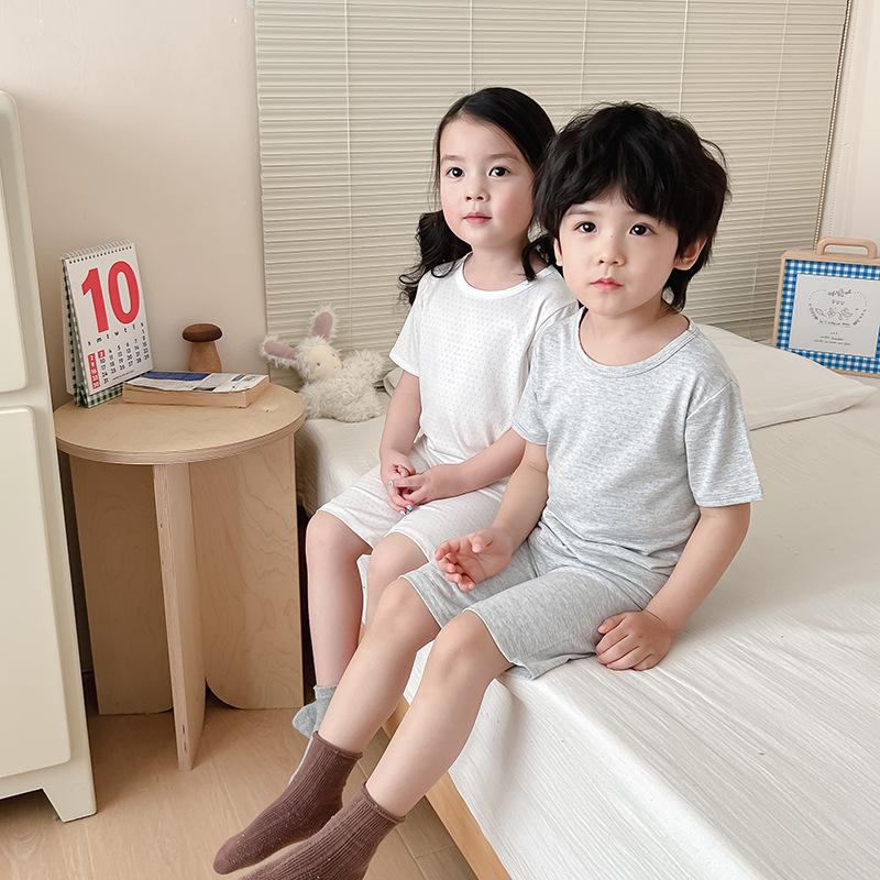 〔90-140〕特價！男女童純棉透氣孔舒適居家套裝