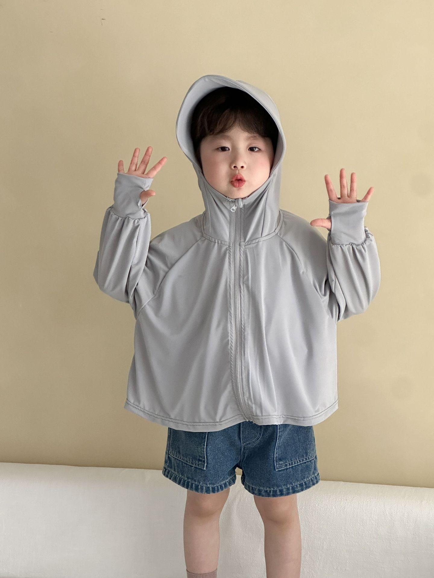 〔80-150〕冰絲連帽防曬外套