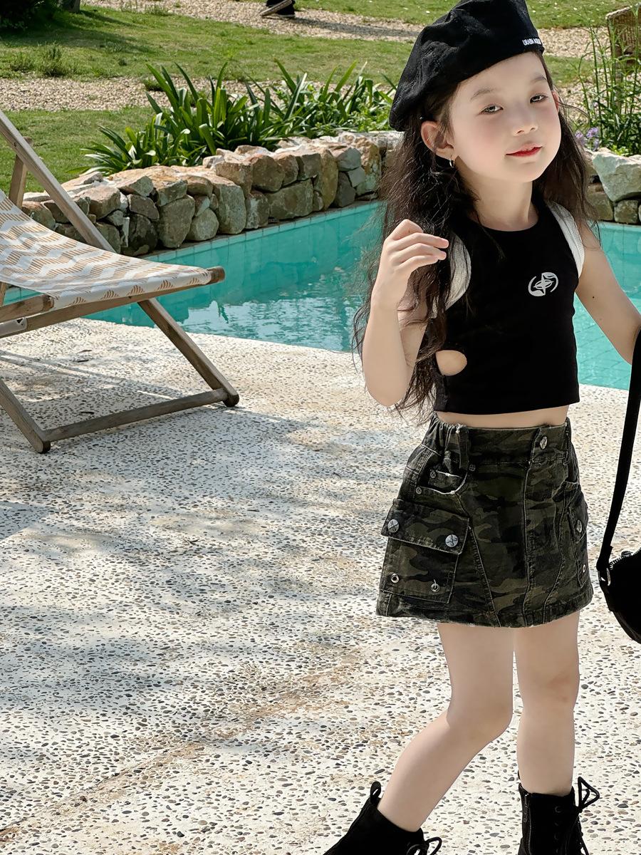 〔90-150〕街頭感辣妹~修身露腰短版背心