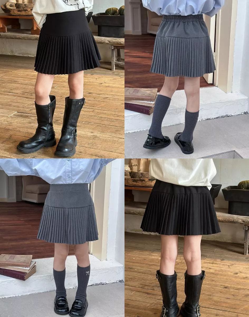 〔90-170〕韓系垂感百褶短裙（內有安全褲）