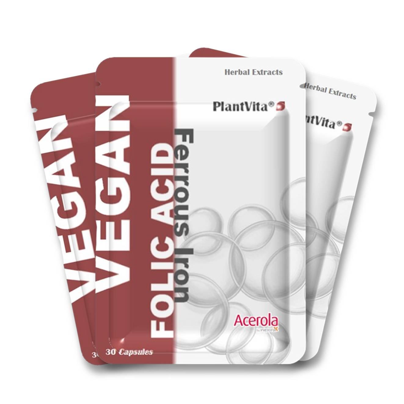 【孕期守護】PlantVita®第四代活性葉酸亞鐵