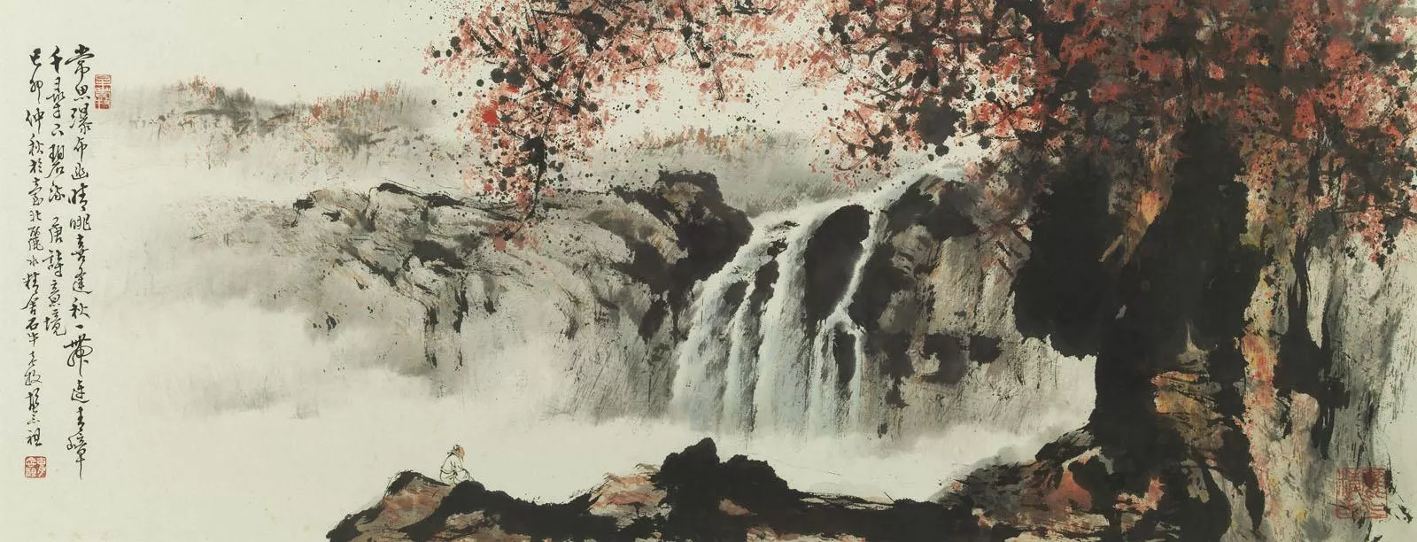胡念祖 瀑布幽情 胡念祖 瀑布幽情