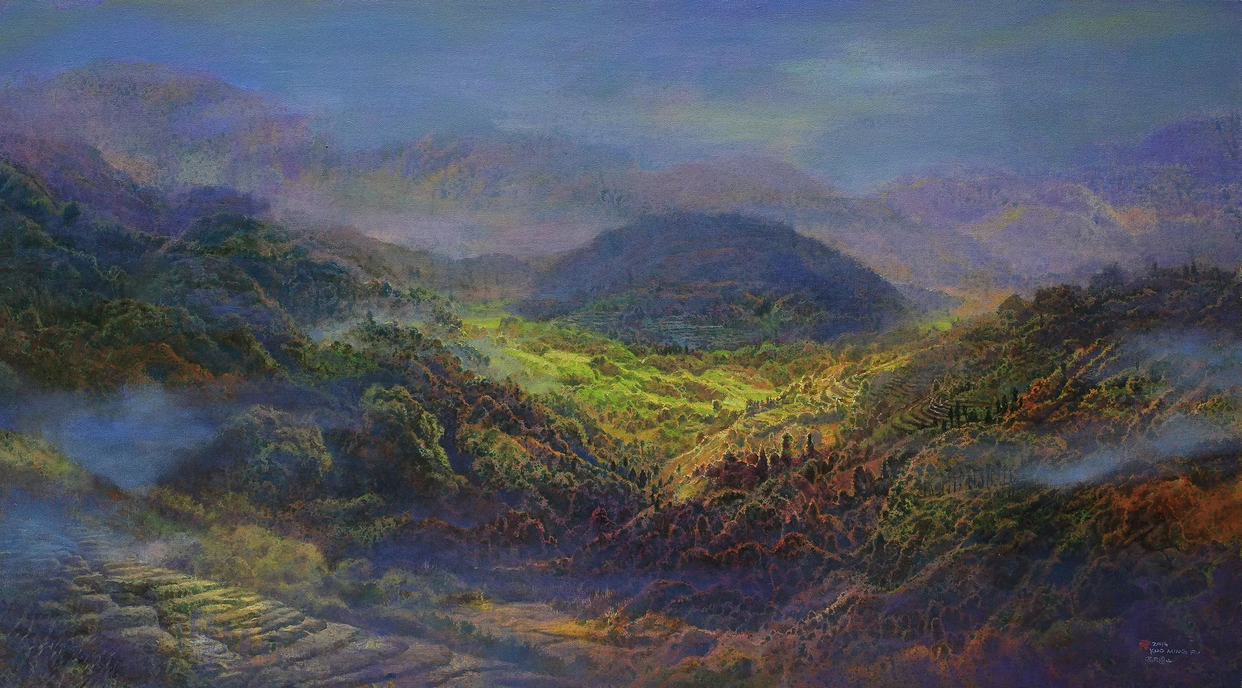 郭明福 滿月圓山宿春光 郭明福 滿月圓山宿春光