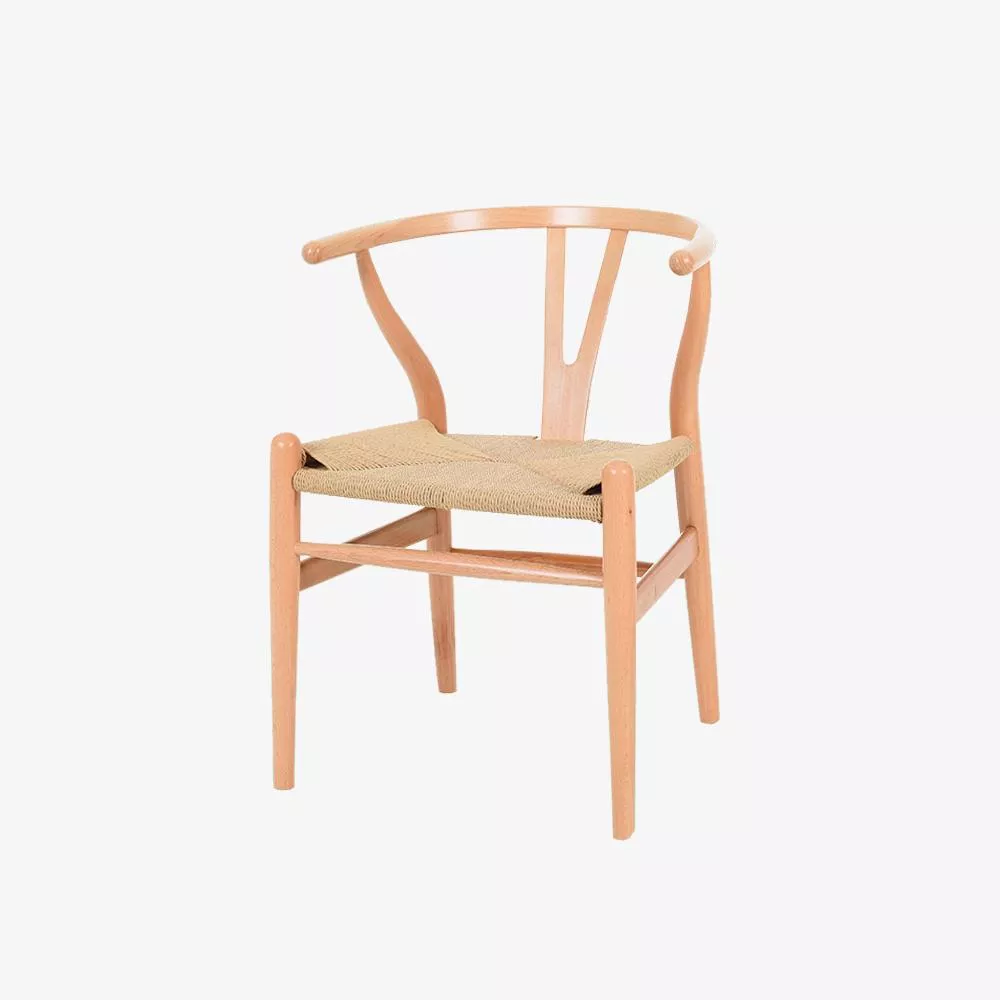經典款 Y chair 實木麻繩椅