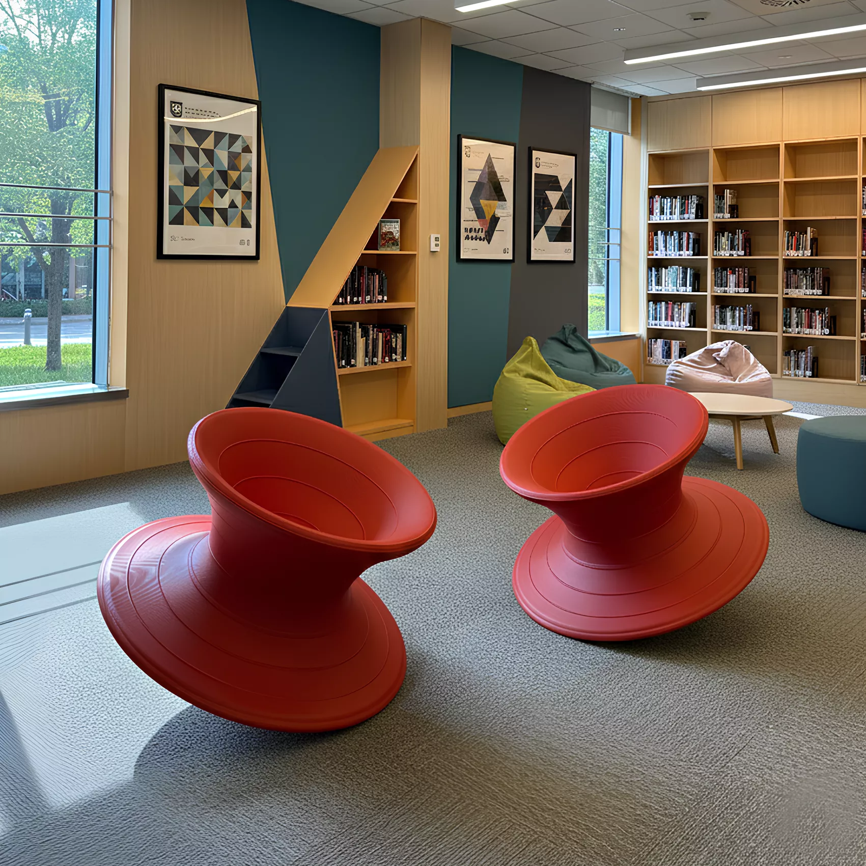 創意空間 轉轉陀螺大椅凳