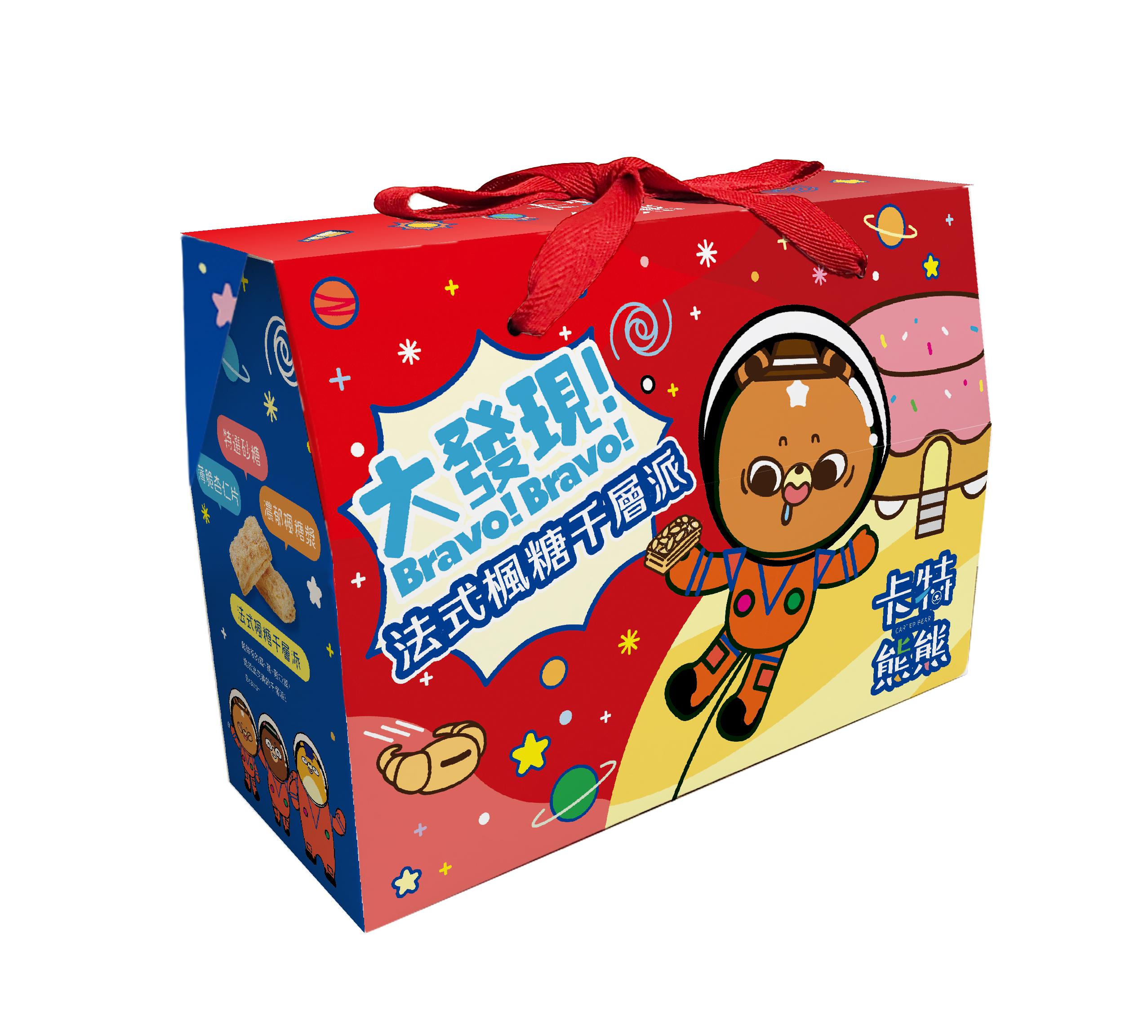 卡特熊熊-法式楓糖千層派 (711門市庫存即期全新品)