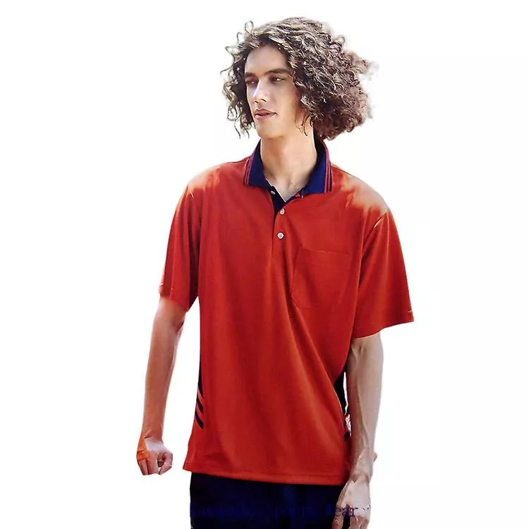 【日本 Kawasaki】男女吸濕排汗短POLO衫-紅(#K2267A1)