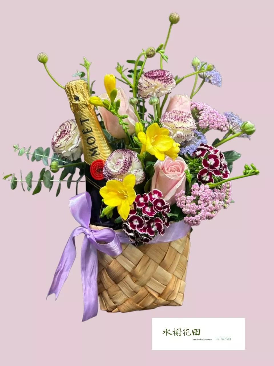 酒瓶花禮《微醺花語》